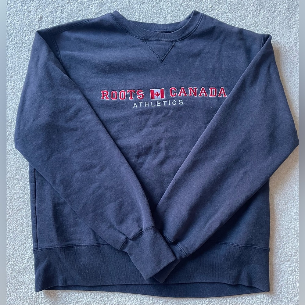 Vintage Roots Navy Crewneck Sweater